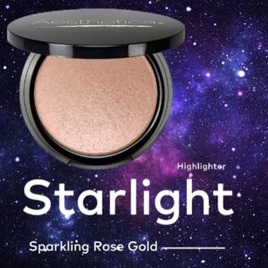 Aesthetica Starlite Highlighter in Cosmos Sparkling Rose Gold 7 g *BNIB